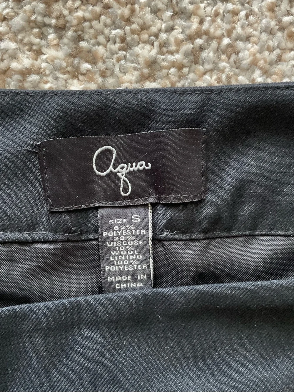 Aqua Black A-Line Skirt with Silver Studs - Picture 3 of 7